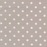 Coupon 50 x 55 - Aîda 8 Beige a pois blanc (3189) - ZWEIGART